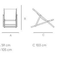 Mesures de la mini gandula Bristol