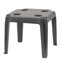 Mesa auxiliar Mini Prestige en color gris oscuro