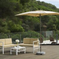 Parasol Ágora en ambiente montañero