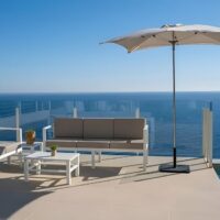 Parasol Ágora en ambiente