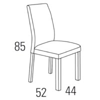 Medidas Silla A54-004