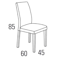 Medidas Silla A54-004