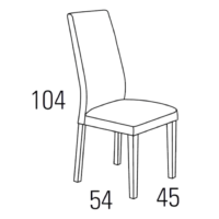 Medidas Silla A54-004