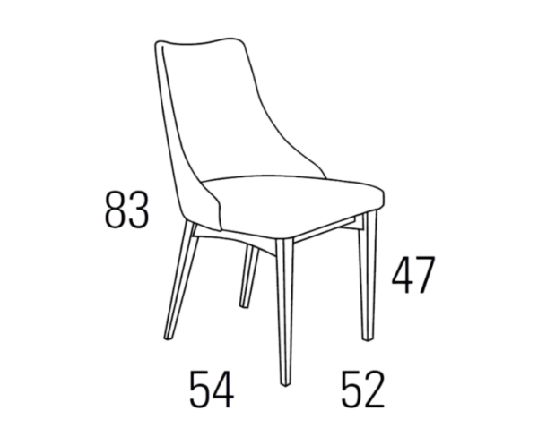 Medidas Silla A54-008