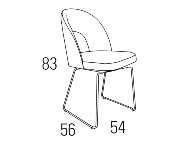 Medidas Silla A54-026