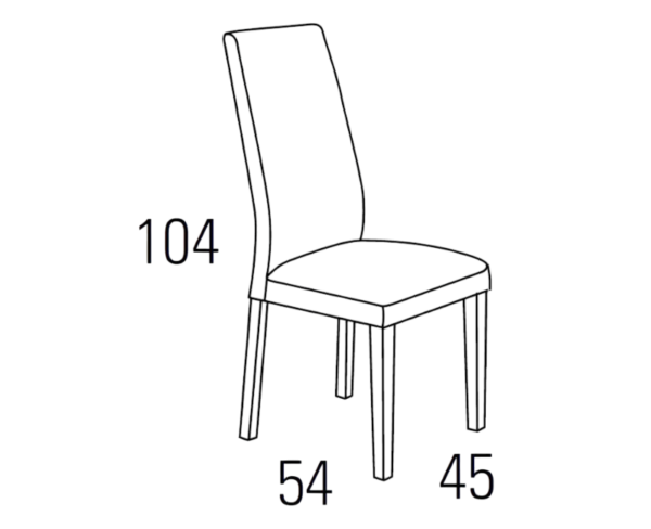 Medidas Silla A54-028