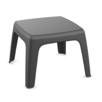 Mesa auxiliar Eva Pro en color gris oscuro