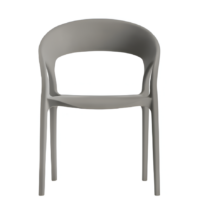 Cadira de braços Gossip 621RM Gris reciclat