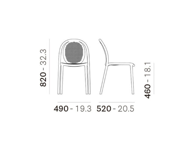 Medidas Silla Remind 3730