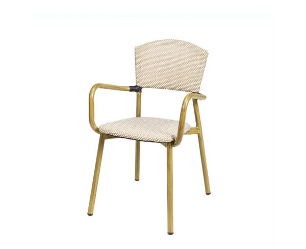 Sillón Génova con textilene Latte