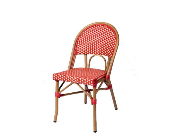 Silla Musa roja-crema