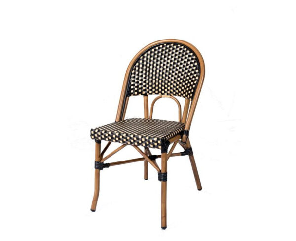 Silla Musa negra-crema