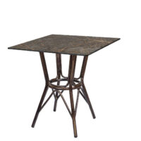 Mesa Calamba con estructura deco nogal y sobre compact Sienna