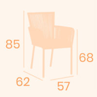 Medidas del sillón Ibiza