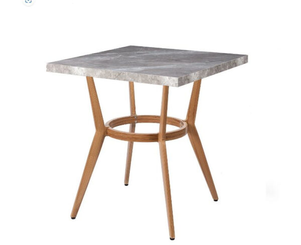 Mesa Louis estructura roble natural con sobre de melamina atenea