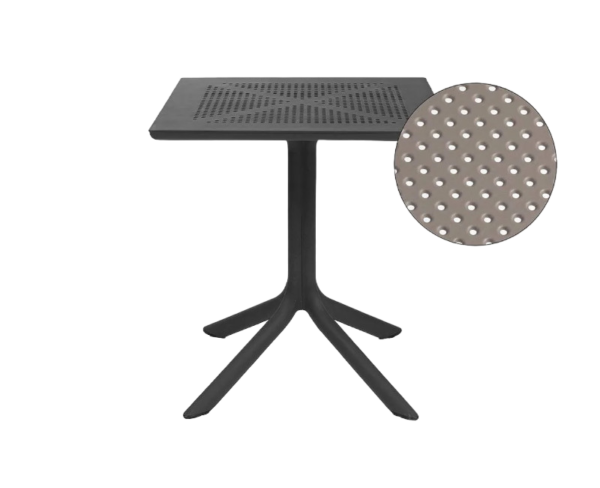 Mesa Clip con motivo de agujeros redondos