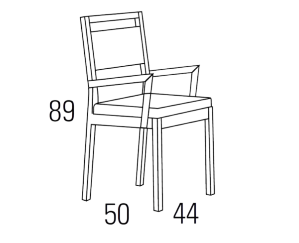 Medidas Sillón A54-074