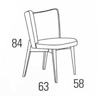 Medidas Silla A54-009