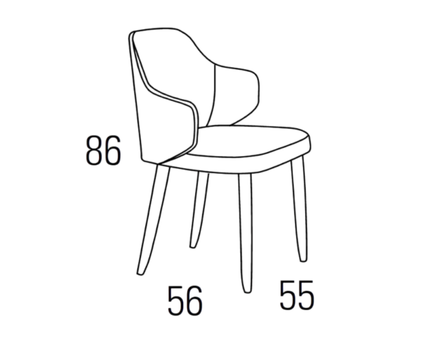 Medidas Sillón A54-063
