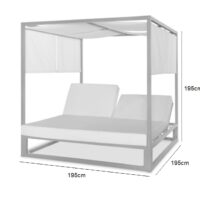 Medidas Cama balinesa Roneto